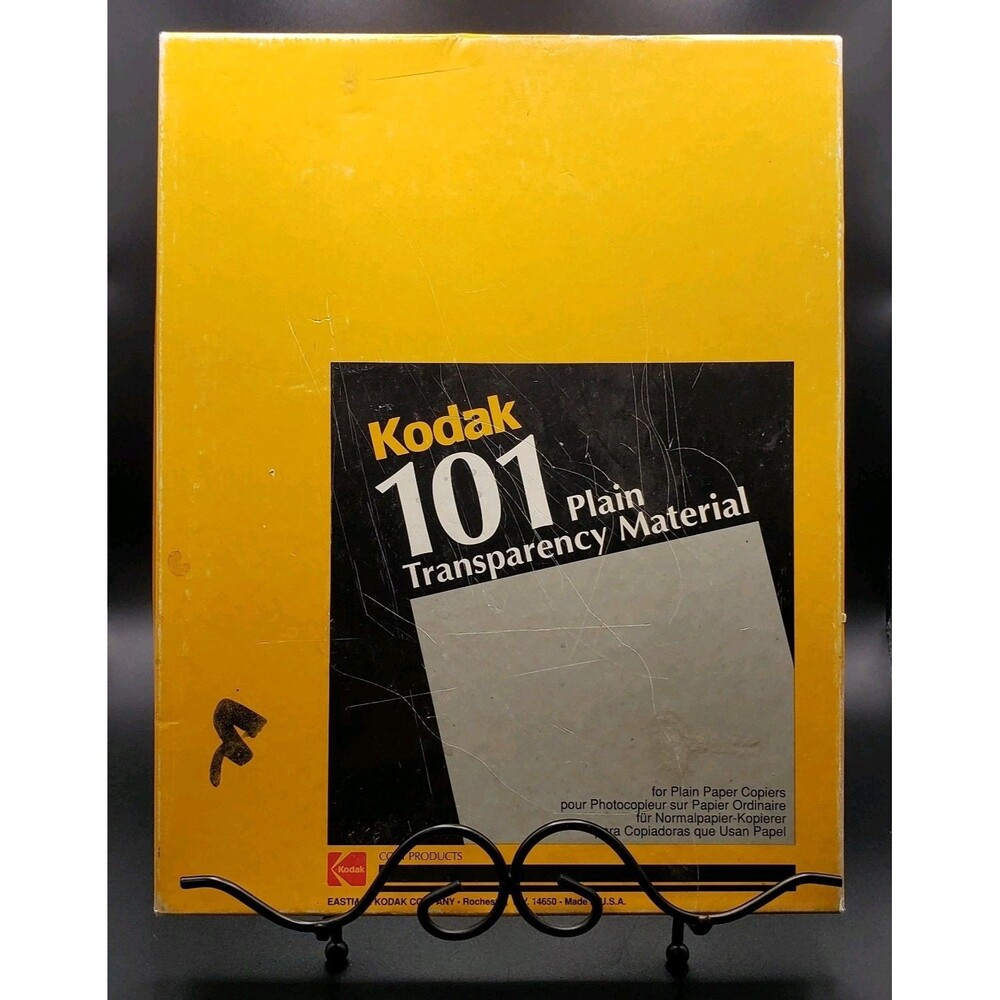 Kodak 101 Plain Transparency Film 60 Sheets CAT 151 4793 For Plain Paper Copiers